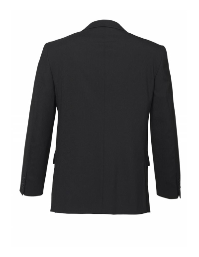 The Biz Corporates Mens 2 Button Jacket is a warm wool blend jacket made of 55% Polyester, 43% Wool, 2% Elastane. Available in 3 colours. Sizes 87R - 142R.