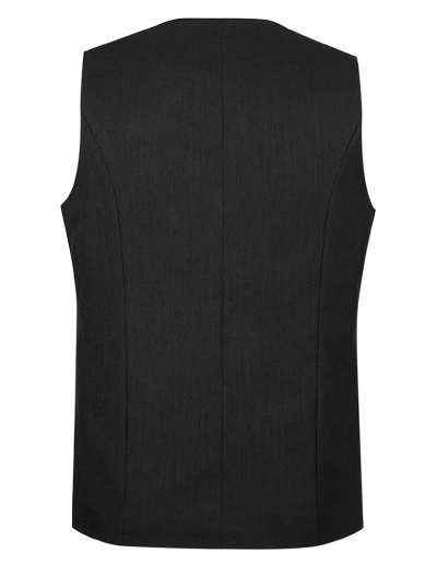 The Biz Corporates Mens Long Line Vest is made from cool stretch plain suiting. 92% polyester. Available in 3 colours. Sizes 87R - 142R.