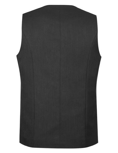 The Biz Corporates Mens Long Line Vest is made from cool stretch plain suiting. 92% polyester. Available in 3 colours. Sizes 87R - 142R.