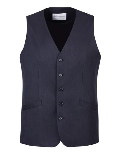 The Biz Corporates Mens Long Line Vest is made from cool stretch plain suiting. 92% polyester. Available in 3 colours. Sizes 87R - 142R.
