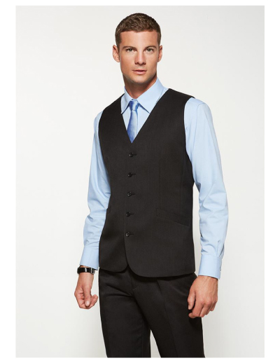 Biz-Corporates-Mens-Long-Line-Vest-cool-stretch-90112-worn The Biz Corporates Mens Long Line Vest is made from cool stretch plain suiting. 92% polyester. Available in 3 colours. Sizes 87R - 142R.