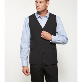 The Biz Corporates Mens Longline Vest is a warm wool blend made of 55% Polyester, 43% Wool, 2% Elastane. Available in 3 colours. Sizes 87R - 142R.