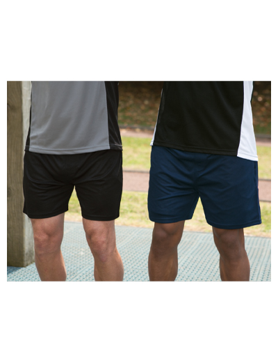 AQSH Unlimited Edition Sports Adult Knit Short The Unlimited Edition Sports Adult Knit Short are a 100% polyester 150gm, double knit, quick dry short. Black or Navy. Great sports shorts from C-Force.