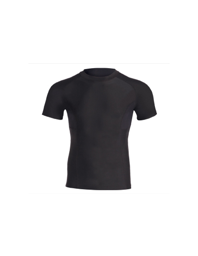 Unlimited-Edition-S/Sleeve-Compression-Top-CT02 The Unlimited Edition S/Sleeve Compression Top is a great unisex fit for adults. Available in Black with black stitching. Sizes 2XS- 3XL