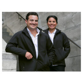  The Unlimited Edition Managers Softshell Jacket is made from 100% polyester. A wind and showerproof softshell jacket.  Available in Black. Unisex.  Sizes 3XS (8)-5XL (26).
