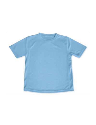 The Unlimited Edition Kids Latitude Tee is made from 100% polyester quick dry material.  Available in 8 colours.  Sizes 4-16.