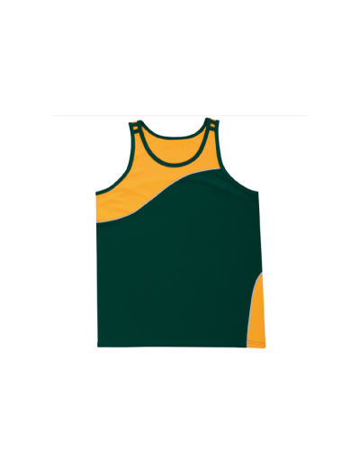 The Unlimited Edition Kids Sports Singlet is made from 100% polyester quick dry material.  Available in 8 colours.  Sizes 4-14.