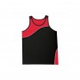 Unlimited Edition Kids Sports Singlet-KQS01_AQS01 – Black/Red