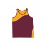 Unlimited Edition Kids Sports Singlet-KQS01_AQS01 – Maroon/Gold