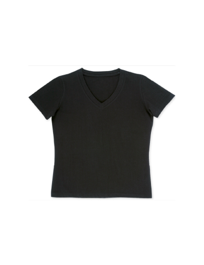  The Unlimited Edition Womens Urban V Tee is made from 95% cotton and 5% elastane blend. 190gsm. Available in 3 colours. Sizes 8-20.