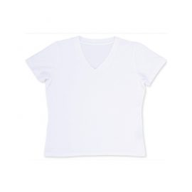  The Unlimited Edition Womens Urban V Tee is made from 95% cotton and 5% elastane blend. 190gsm. Available in 3 colours. Sizes 8-20.