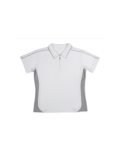 Unlimited Edition Womens Pacific Polo-QP105_WhtChar The Unlimited Edition Womens Pacific Polo is made from 100% polyester quick dry fabric. 150gsm. Available in 3 colours. Sizes 8-18.