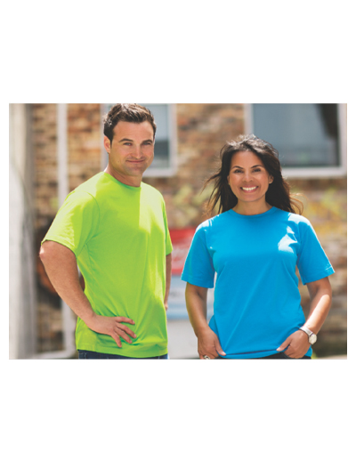  The Unlimited Edition Unisex Promo Tee is made from 100% combed cotton. 150gsm, a soft lightweight unisex tee. Available in 5 colours. Sizes 3XS/8-5XL/26.