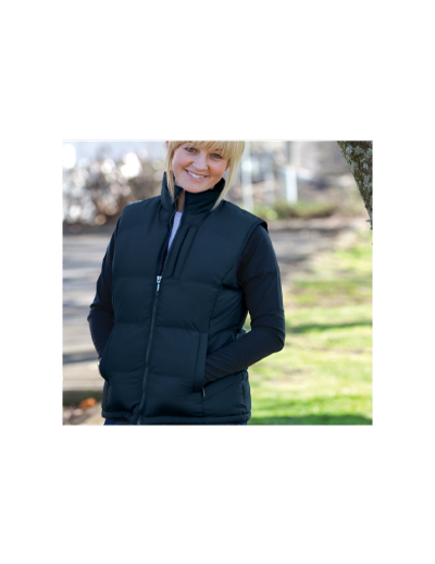  The Unlimited Edition Womens Alpine Puffer Vest is made from 100% polyester microfleece lining and 100% polyester outer. Available in Black & Navy. Sizes 8-20.