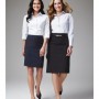 bs128ls Biz Collection Ladies Classic Knee Length Skirt