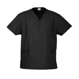 The Biz Collection Unisex Classic Scrubs Top is made from 65% Polyester and 35% cotton.  It is an easy fit and has two lower front pockets. 6 colours.