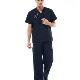 The Biz Collection Unisex Classic Scrubs Top is made from 65% Polyester and 35% cotton.  It is an easy fit and has two lower front pockets. 6 colours.