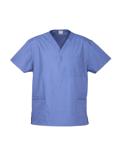 The Biz Collection Unisex Classic Scrubs Top is made from 65% Polyester and 35% cotton.  It is an easy fit and has two lower front pockets. 6 colours.