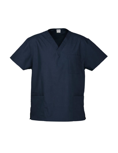 The Biz Collection Unisex Classic Scrubs Top is made from 65% Polyester and 35% cotton.  It is an easy fit and has two lower front pockets. 6 colours.