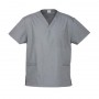 h10612 Biz Collection Unisex Classic Scrubs Top – Pewter – Promotrenz