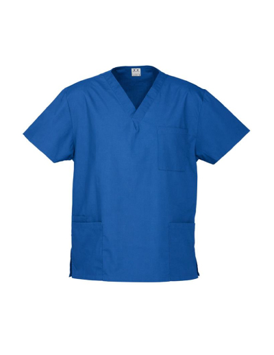 The Biz Collection Unisex Classic Scrubs Top is made from 65% Polyester and 35% cotton.  It is an easy fit and has two lower front pockets. 6 colours.