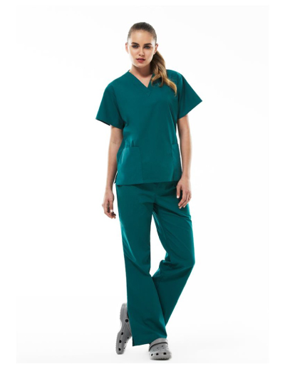 The Biz Collection Ladies Classic Scrubs Top is a 65% polyester scrubs top.  7 colours.  2 pockets.  Great branded healthcare uniforms. 