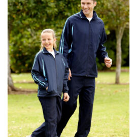 The Biz Collection Adults Flash Track Pant has an elasticated waist with drawstring, 3 pockets and available in 4 colours. Great sportswear for teams from Biz Collection