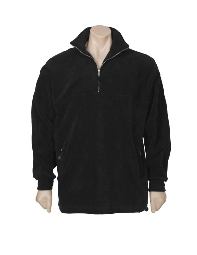 The Biz Collection Mens Heavy Weight 1/2 Zip Winter Fleece 100% polyester low pill fleece.  Available in Black & Navy.  sizes XS-3XL.