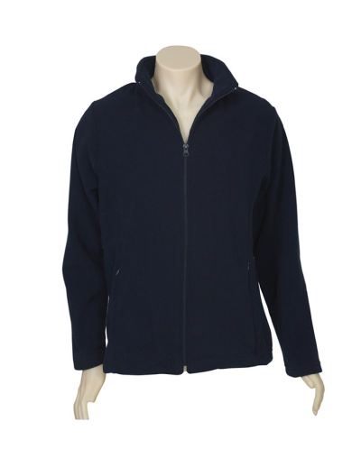 The Biz Collection Ladies Plain Microfleece Jacket 100% polyester low pill fleece.  Available in Black & Navy.  sizes 8-24.