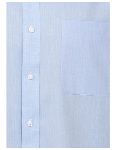 The Biz Collection Mens Luxe Long Sleeve Shirt is a 100% Cotton mini herringbone fabric.  Available in white & blue.  SizesS-5XL.  