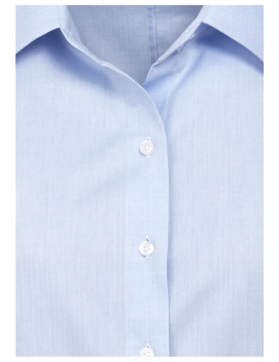 The Biz Collection Ladies Luxe 3/4 Sleeve Shirt is a 100% Cotton mini herringbone fabric.  Available in white & blue. Sizes 6-24.