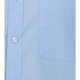 The Biz Collection Mens Base Long Sleeve Shirt is 65% Polyester, 35% cotton.  Available in white & blue. Sizes XS-5XL.