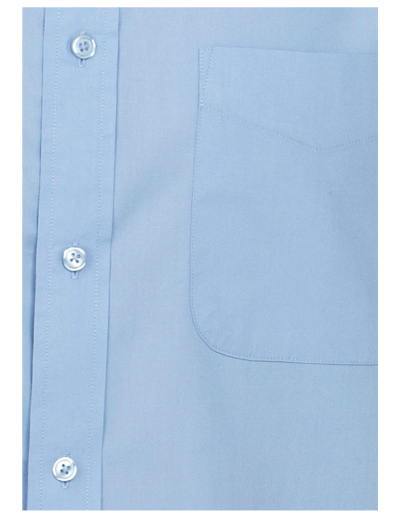 The Biz Collection Mens Base Long Sleeve Shirt is 65% Polyester, 35% cotton. Available in white & blue. Sizes XS-5XL.