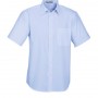 Biz Collection Mens Base Short Sleeve Shirt -s10512_blue_725