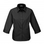 Biz Collection Ladies Base 3/4 Sleeve Shirt-s10521_black_725