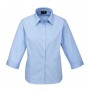 Biz Collection Ladies Base 3/4 Sleeve Shirts10521_blue_725