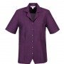 Biz Collection Ladies Plain Oasis Overblouse-s265ls_grape_725