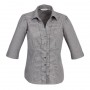 Biz Collection Ladies Edge 3/4 Sleeve Shirt -s267lt_black_725
