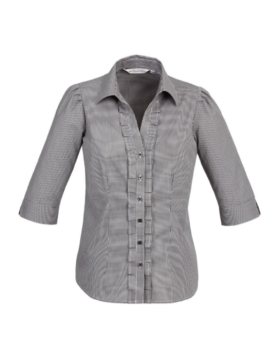 Biz Collection Ladies Edge 3/4 Sleeve Shirt
