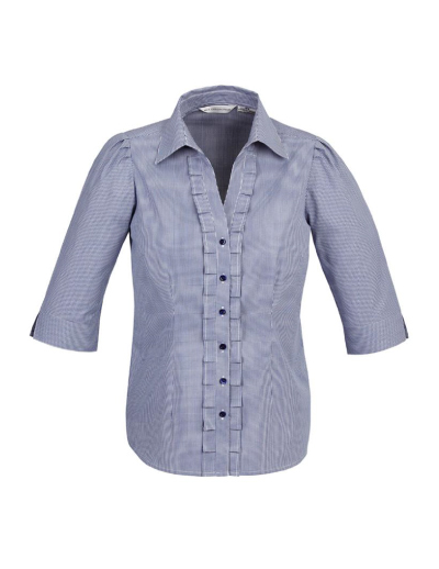 Biz Collection Ladies Edge 3/4 Sleeve Shirt