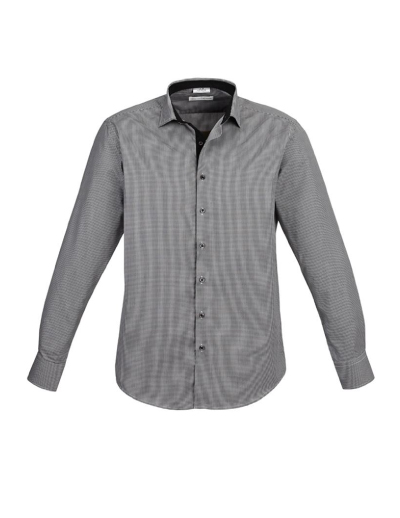 Biz Collection Mens Edge Long Sleeve Shirt