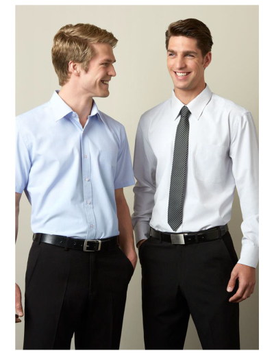 Biz Collection Mens Ambassador Short Sleeve Shirt
