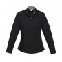 Biz Collection Ladies Bondi Long Sleeve Shirt -s306ll_black_edge_check_725