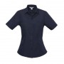 Biz Collection Ladies Bondi Short Sleeve Shirt-s306ls_navy_725
