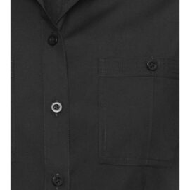 The Biz Collection Ladies Bondi Short Sleeve Shirt is 65% Polyester, 35% cotton. A semi fitted shirt.  Available in 4 colours. Sizes 6-24.