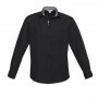 Biz Collection Mens Bondi Long Sleeve Shirt-s306ml_black_edge_check_725