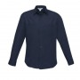 Biz Collection Mens Bondi Long Sleeve Shirt-s306ml_navy_725