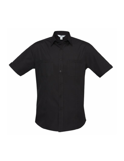 The Biz Collection Mens Bondi Short Sleeve Shirt is 65% Polyester, 35% cotton. A classic fit. Available in 4 colours. Sizes XS-5XL.