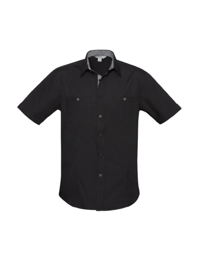 The Biz Collection Mens Bondi Short Sleeve Shirt is 65% Polyester, 35% cotton. A classic fit. Available in 4 colours. Sizes XS-5XL.