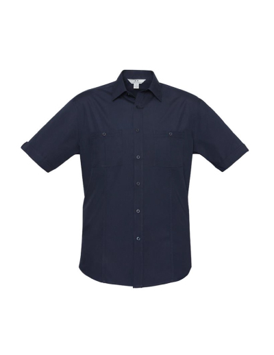 The Biz Collection Mens Bondi Short Sleeve Shirt is 65% Polyester, 35% cotton. A classic fit. Available in 4 colours. Sizes XS-5XL.